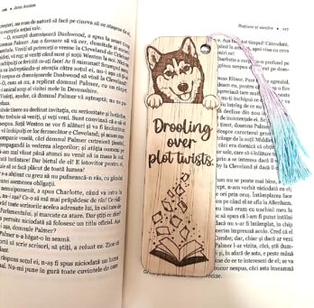 Semn de carte Siberian Husky gravat pe lemn